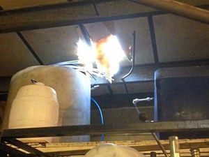 Supporting image for story: Vandals smash through brewery roof