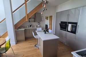 The kitchen is ideal for family living