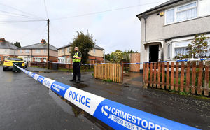 Two men were stabbed on Kilvert Road in Wednesbury on Thursday.