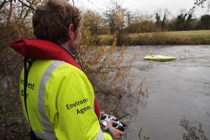 Supporting image for story: Whatever floats your boat – new crafty way to monitor Shropshire floodwaters