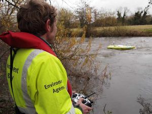Supporting image for story: Whatever floats your boat – new crafty way to monitor Shropshire floodwaters