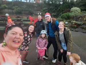 Nicola James visited the parkrun event with her family and friends