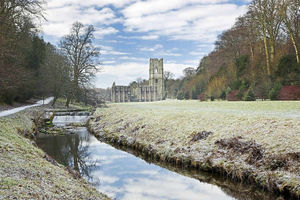 River Skell towards Fountains Abbey, Yorkshire