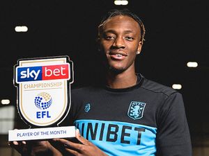 Supporting image for story: Aston Villa striker Tammy Abraham named Championship player of the month for November