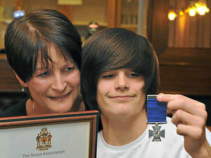 Supporting image for story: Mother says 'thanks son for saving my life'