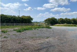The current access point near Mile End roundabout. The proposed access though will be further along Shrewsbury Road. Picture: Shropshire Council