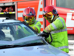 Supporting image for story: Emergency services rush to scene of two-vehicle crash near Oswestry