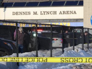 Supporting image for story: Three killed, including suspect, in shooting at Rhode Island hockey rink