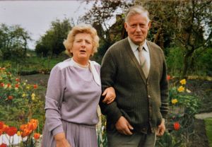 Joyce with her late husband Reg