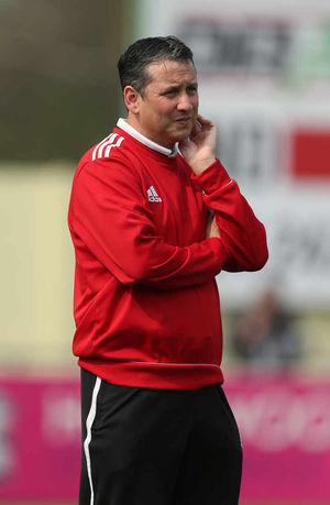 Liam Watson the manager of AFC Telford United