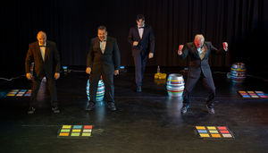 Shropshire Drama Company performing Bouncers at The Edge Arts Centre, Much Wenlock. Photo: Andy Brooks