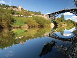 Supporting image for story: Dozens turn out to find out more about Iron Bridge restoration