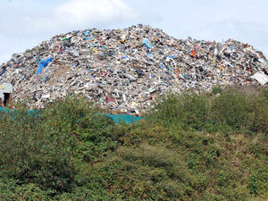 Supporting image for story: Waste moved from  40ft pile of rubbish in Brierley Hill