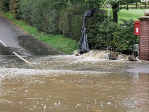 Supporting image for story: Back roads flooded after 36 hours of rain across Shropshire