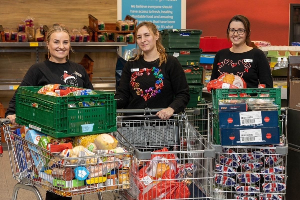 Aldi provides 25,500 meals to Shropshire charities over festive period