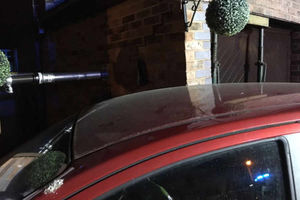 Damage to the property. Photo: @SFRS_Bridgnorth