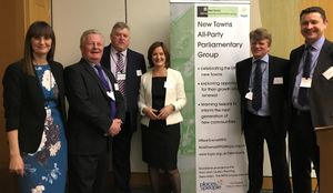Lucy Allan MP with Telford business leaders and Kate Henderson of the Town and Country Planning Association