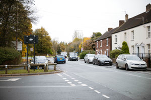 Scene in Dawley where a stabbing happened on Monday - King Street, Dawley..