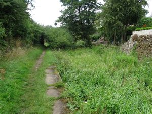 Before work started at Crickheath Wharf