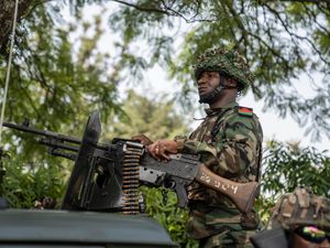 South African soldiers in Goma in the east of the Democratic Republic of Congo