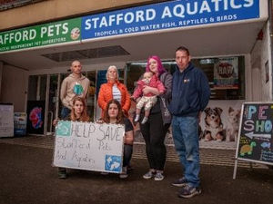 Supporting image for story: 'We can't survive this' - Stafford pet shop owners to hold protest over licensing issues that could force them to close up