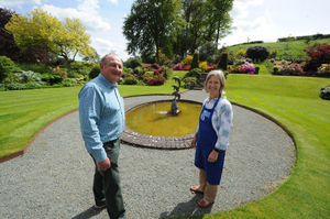Owners (right) Kate Hazan and (left) Carmel Hazan, at Marche Manor, Halfway House, Shrewsbury