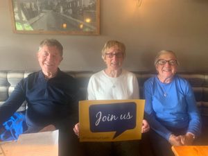 Black Country Oddfellows members Chris, Andrene and Sue.