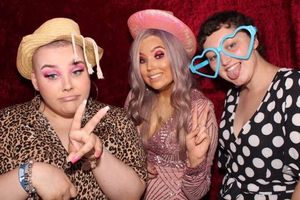 Charlie, Sophie and Gina. Photo: Teenage Cancer Trust