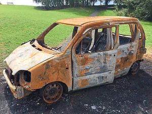 Supporting image for story: Fury over burned out car at Bumble Hole Nature Reserve