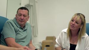 Andy and Lisa faced an agonising wait while Alfie had his operation. Picture: Channel Five