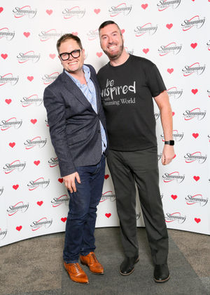 Meeting Alan Carr at an Awards ceremony