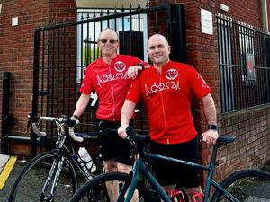 Supporting image for story: Wolverhampton NHS worker and patient team up to complete charity bike ride