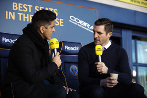 BBC Sport journalist Manish Bhasin speaks to Town manager Sam Ricketts 