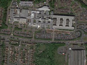 Land opposite Russells Hall Hospital could be redeveloped for homes. Image: Google