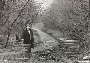 A Sandwell footpath was used for the dumping of several supermarket trolleys in January, 1990.