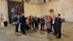 Daniel with the delegation 