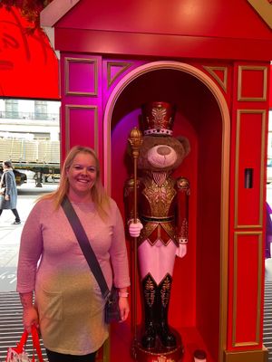 Becks before starting her journey with Slimming World