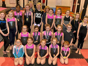 Supporting image for story: Bloxwich Gymnastics Club hit form to floor their rivals