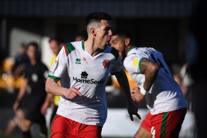 Conor Wilkinson scores from the spot for Walsall (Owen Russell)