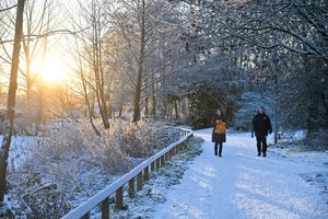 Perton was a sight to behold this morning