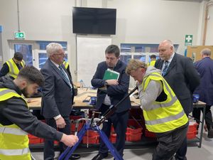 Shaun Davies MP visits JTL Telford to mark National Apprenticeship Week.