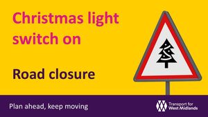 The Wolverhampton Christmas light switch on is today.