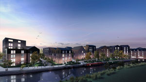 A CGI image of what Wolverhampton's Canalside development could look like if the plans are backed. Photo: Placefirst