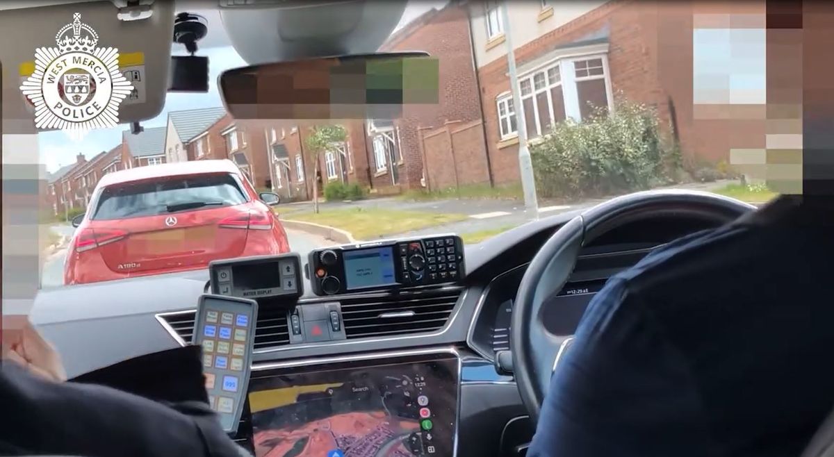 Watch: Telford police in dramatic car chase after suspected drug dealer