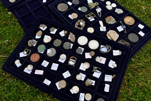 Andy Bassett has found a large number of ancient treasures whilst metal detecting near Bridgnorth