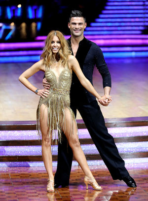 Stacey Dooley and Aljaz Skorjanec