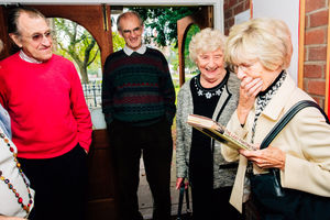 The niece of Harry Patch Betty Milliship has travelled to see his plaque at Holy Trinity Church in Hadley, Telford