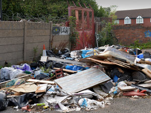Supporting image for story: Confusion over land ownership as fly-tipping blights former Dudley TV store 
