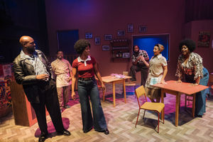 BLACK POWER DESK by Urielle Klein-Mekongo at the Patrick Centre at Birmingham Hippodrome