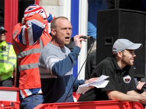 Supporting image for story: EDL demonstration in Wellington outnumbered by counter protesters - with pictures 
